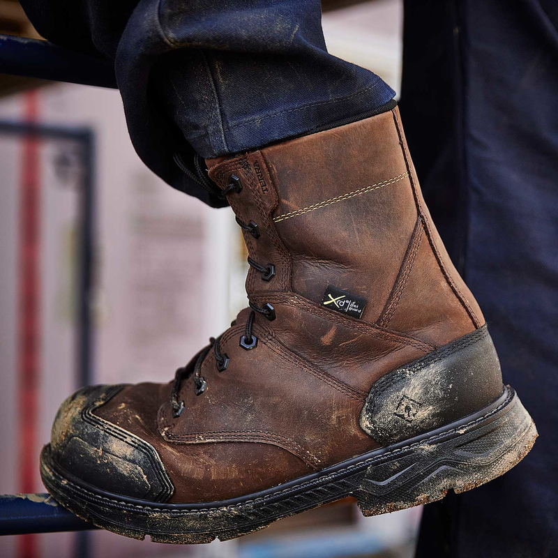 Men's Terra Patton 8" Aluminum Toe  Safety Work Boot with Internal Met Guard image number 10