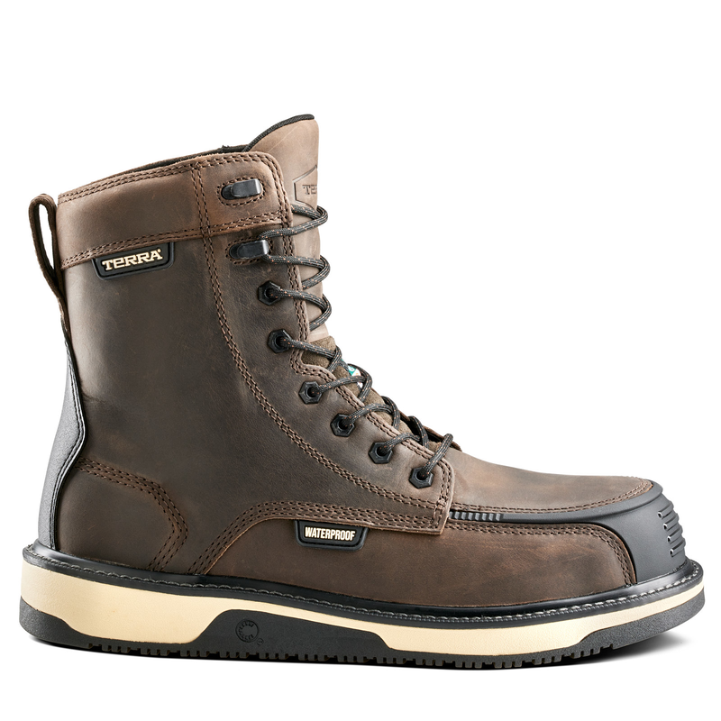 Men's Terra Ironstone 8" Waterproof Composite Toe Safety Work Boot image number 0