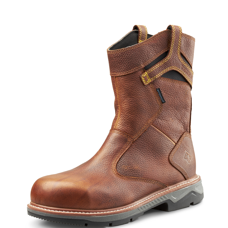 Men's Terra Patton Wellington Waterproof Aluminum Toe Pull-On Safety Work Boot image number 8