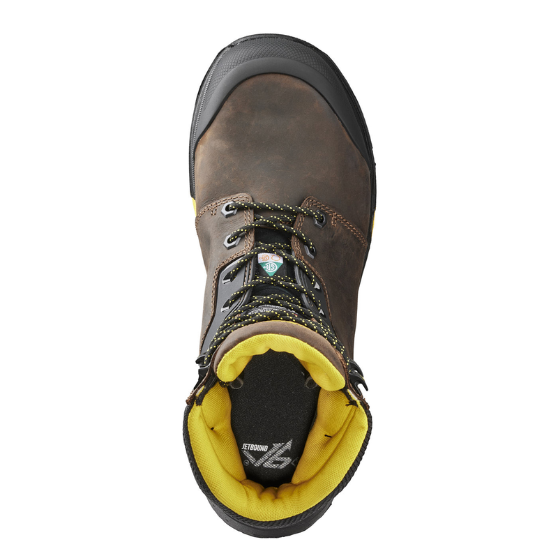 Men's Terra Carbine 8" Waterproof Composite Toe Safety Work Boot image number 5