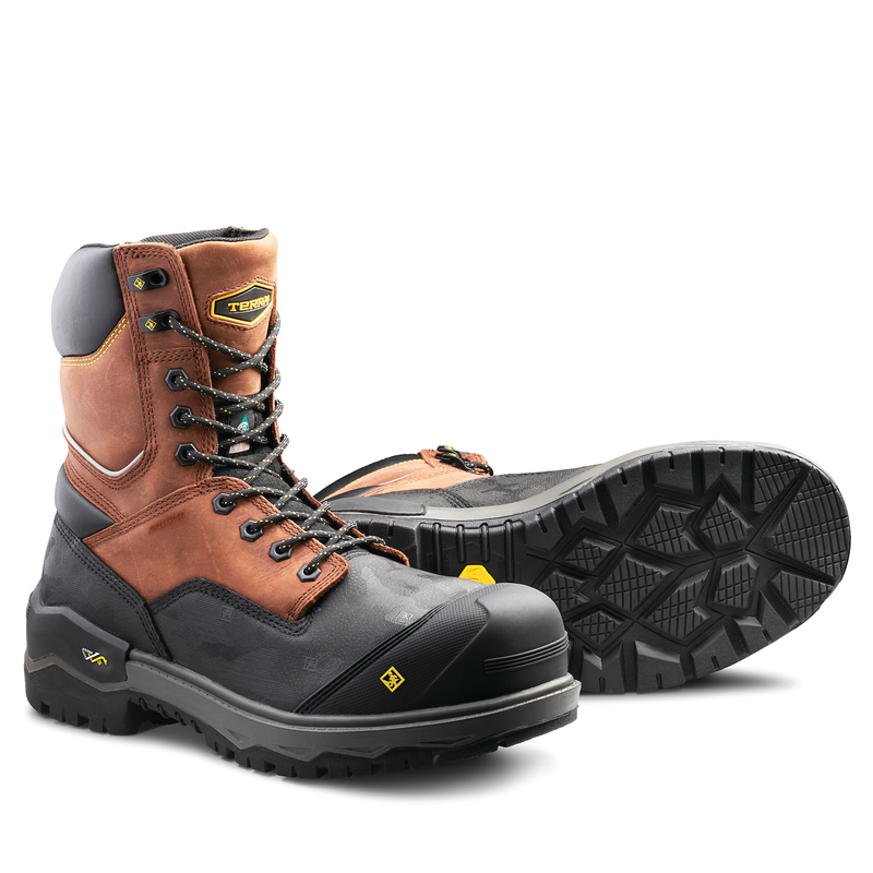 Men's Terra Gantry 8" Waterproof Nano Composite Toe Safety Work Boot image number 1