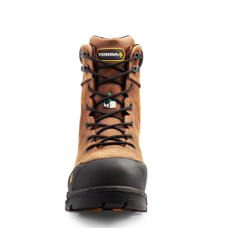 Men's Terra VRTX 8000 8" Nano Composite Toe Safety Work Boot with Internal Met Guard image number 3