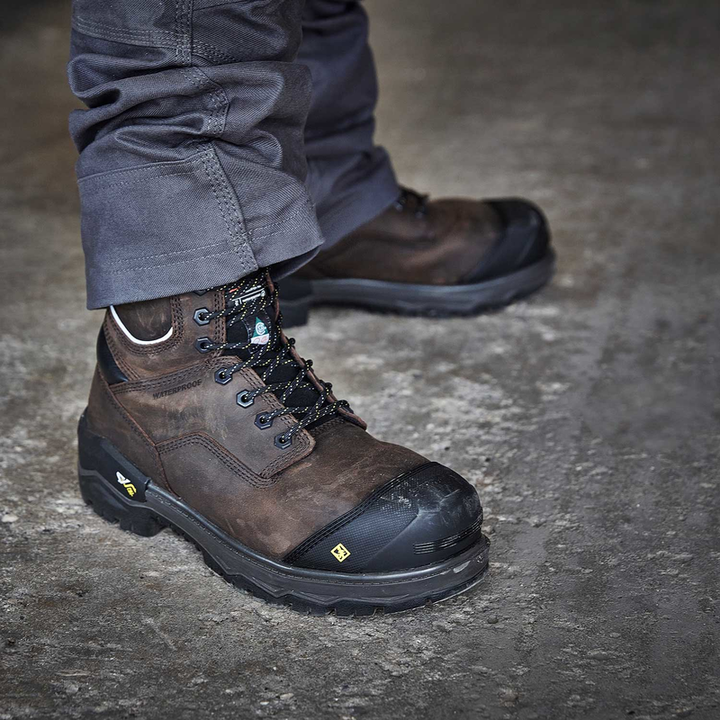 Men's Terra Gantry LXI 400g 8" Waterproof Composite Toe Safety Work Boot image number 10