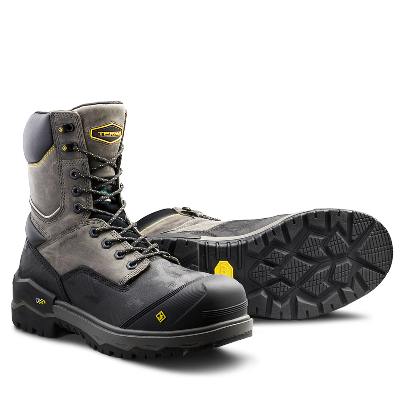 Men's Terra Gantry 8" Waterproof Nano Composite Toe Safety Work Boot image number 1