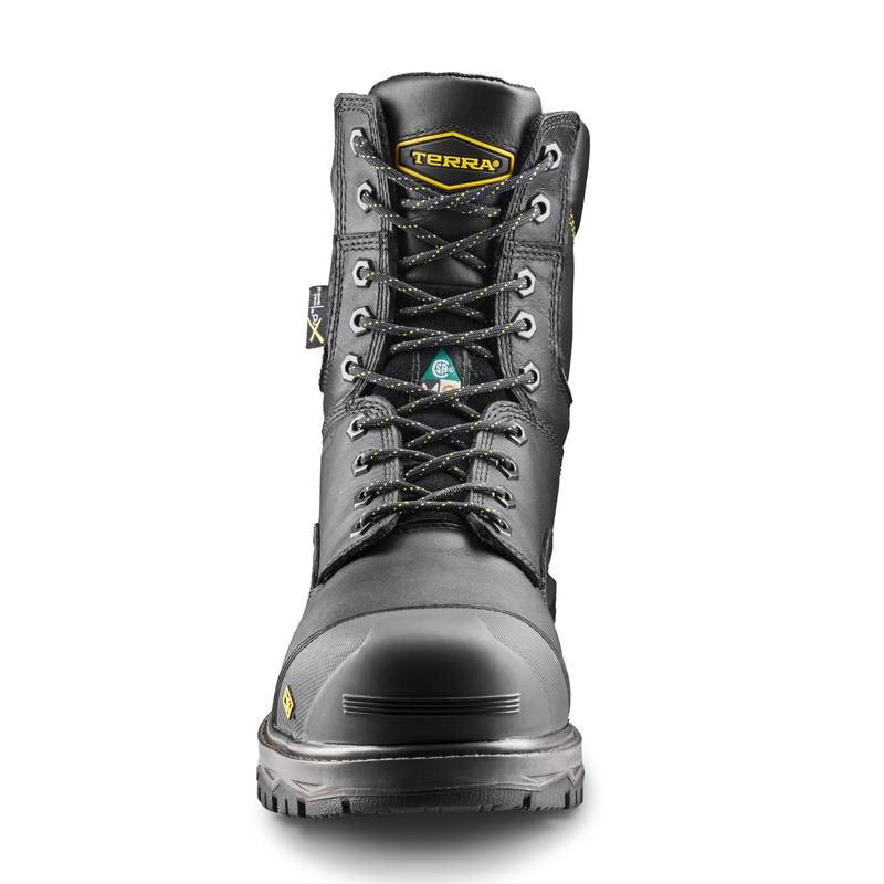 Men's Terra Gantry 8" Waterproof Composite Toe Safety Work Boot with Internal Met Guard image number 4