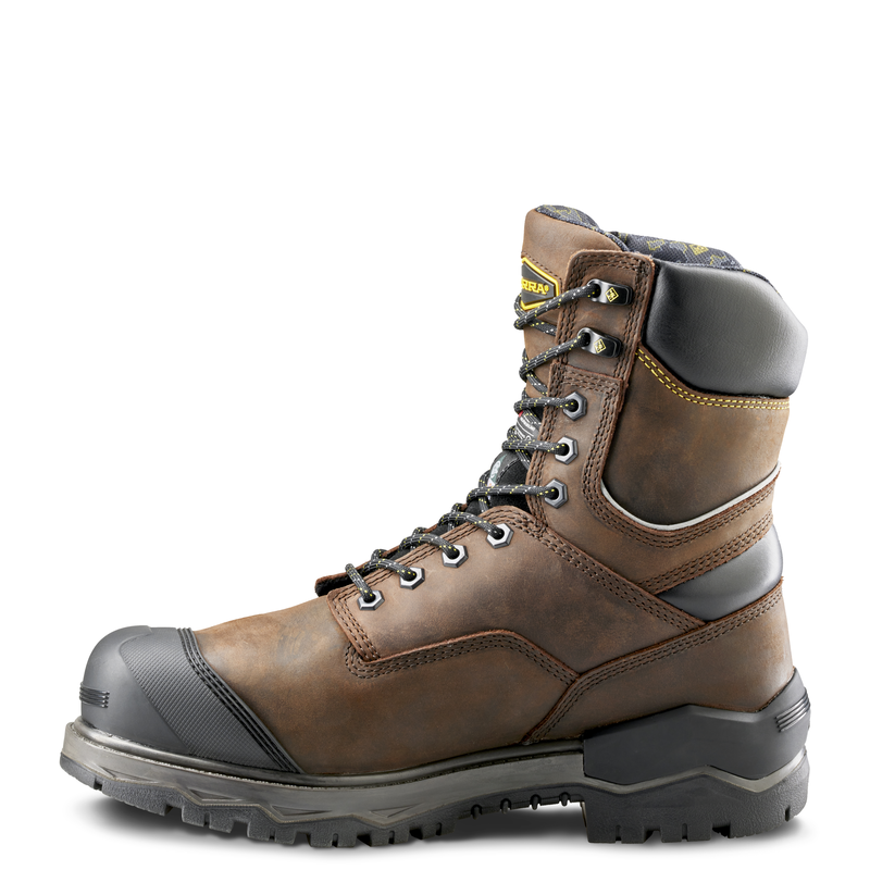 Men's Terra Gantry LXI 400g 8" Waterproof Composite Toe Safety Work Boot image number 6