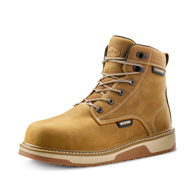 Men's Terra Ironstone RT 6" Waterproof Composite Toe Safety Work Boot image number 8