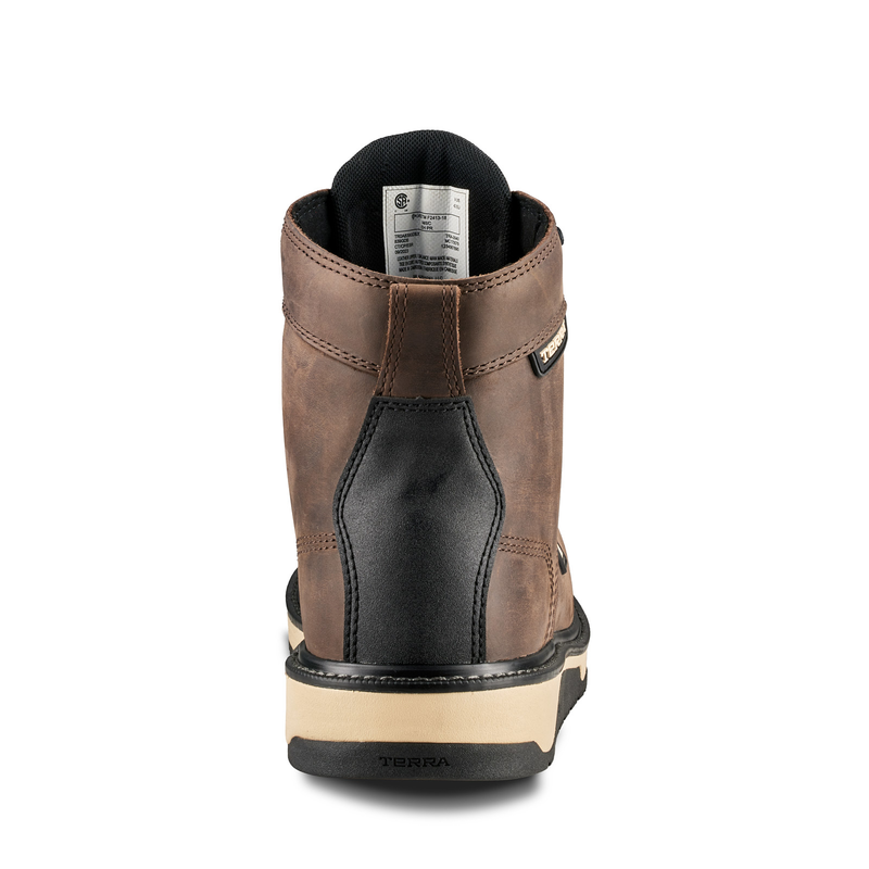 Men's Terra Ironstone 6" Waterproof Composite Toe Safety Work Boot image number 2