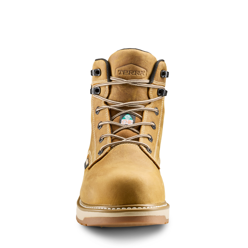 Men's Terra Ironstone RT 6" Waterproof Composite Toe Safety Work Boot image number 3