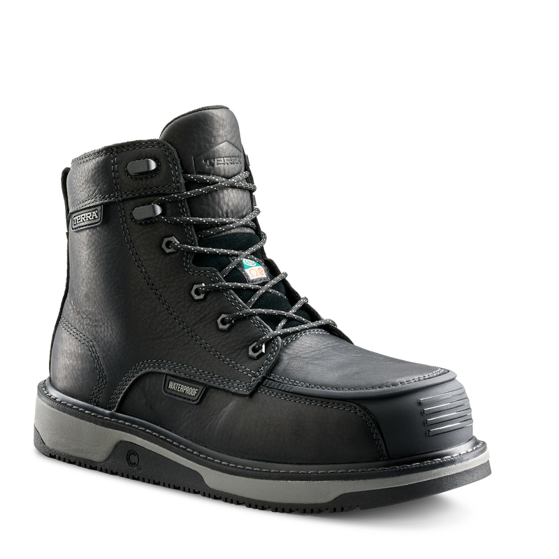 Men's Terra Ironstone 6" Waterproof Composite Toe Safety Work Boot image number 7