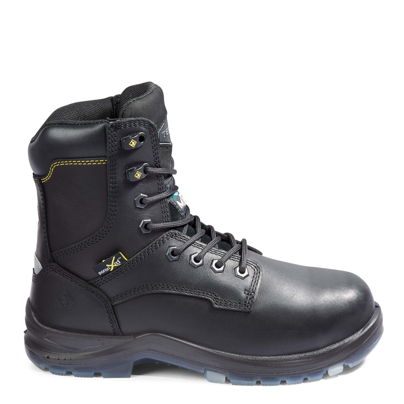 Steel toe boots top with internal metatarsal guard