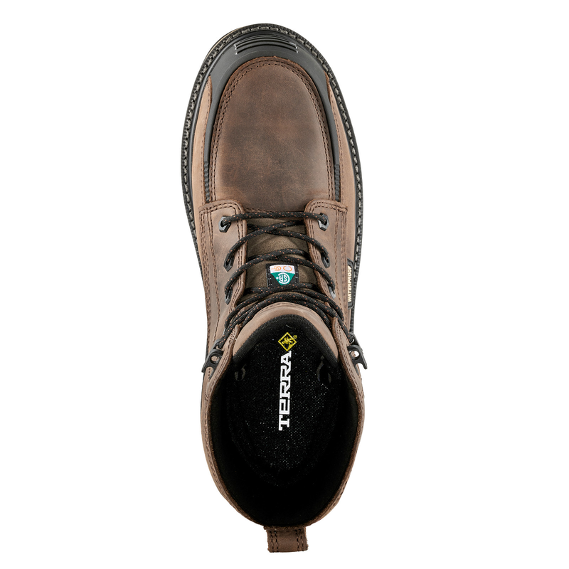 Men's Terra Ironstone 6" Waterproof Composite Toe Safety Work Boot image number 5
