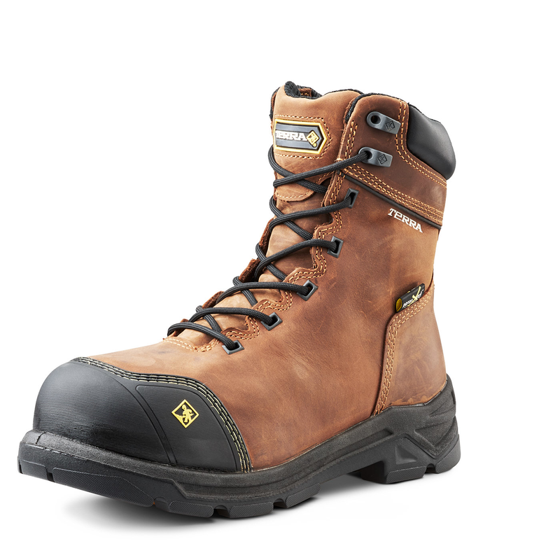 Men's Terra VRTX 8000 8" Nano Composite Toe Safety Work Boot with Internal Met Guard image number 8