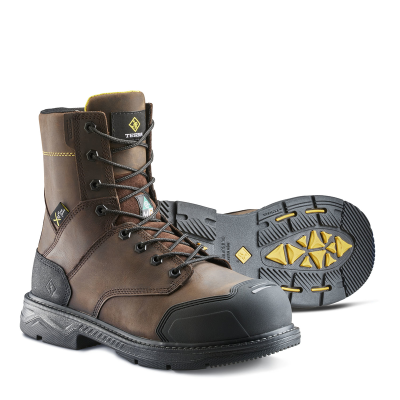 Men s Terra Patton 8 Aluminum Toe Safety Work Boot with Internal Met Guard Terra Footwear US