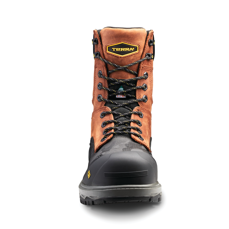 Men's Terra Gantry 8" Waterproof Nano Composite Toe Safety Work Boot image number 3