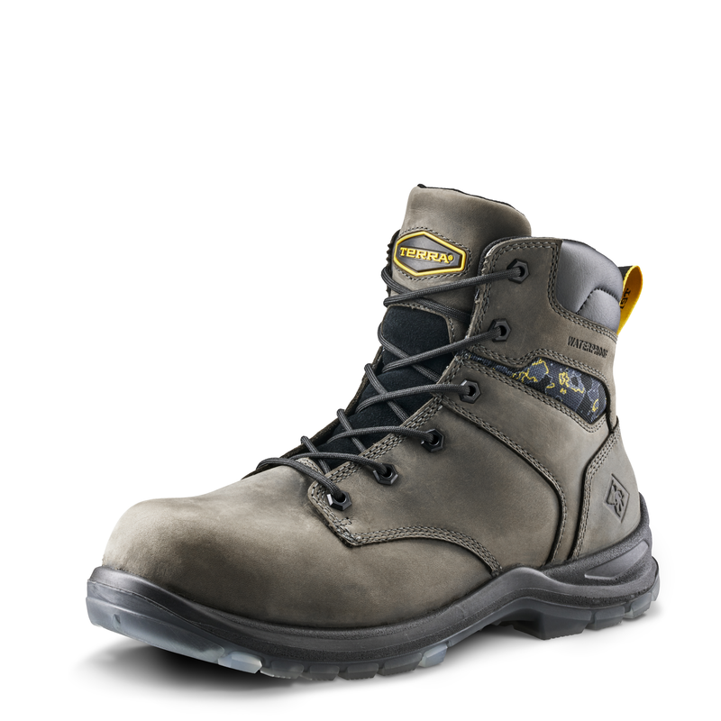 Men's Terra Byrne 6" Waterproof Composite Toe Safety Work Boot image number 8