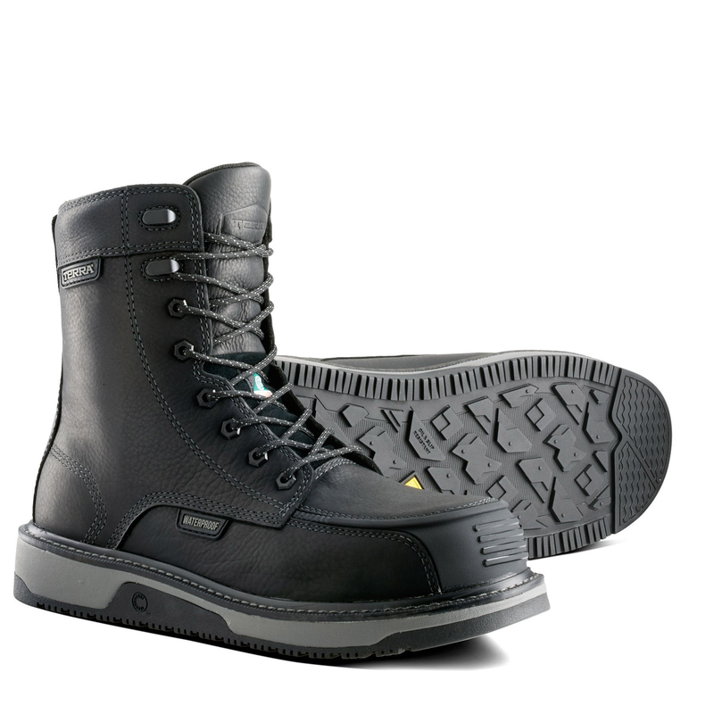 Men's Terra Ironstone 8" Waterproof Composite Toe Safety Work Boot image number 1