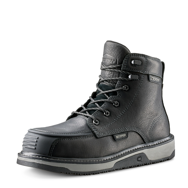 Men's Terra Ironstone 6" Waterproof Composite Toe Safety Work Boot image number 8