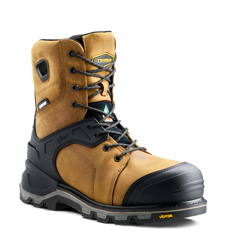 Men's Terra Sentinel 8" Waterproof Composite Toe Safety Work Boot image number 7