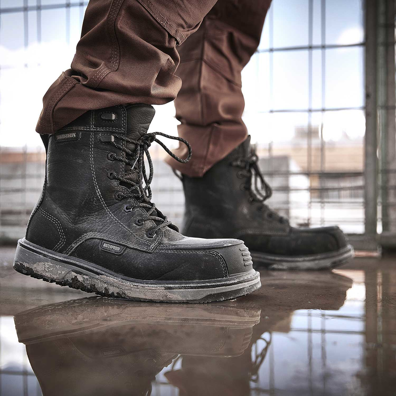 Men's Terra Ironstone 8" Waterproof Composite Toe Safety Work Boot image number 9