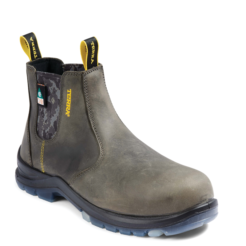 Men's composite toe cheap slip on boots