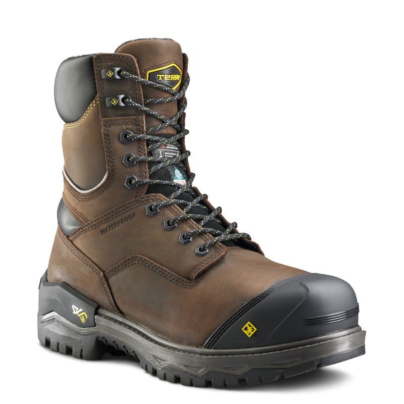 Men's Terra Gantry LXI 400g 8" Waterproof Composite Toe Safety Work Boot image number 8