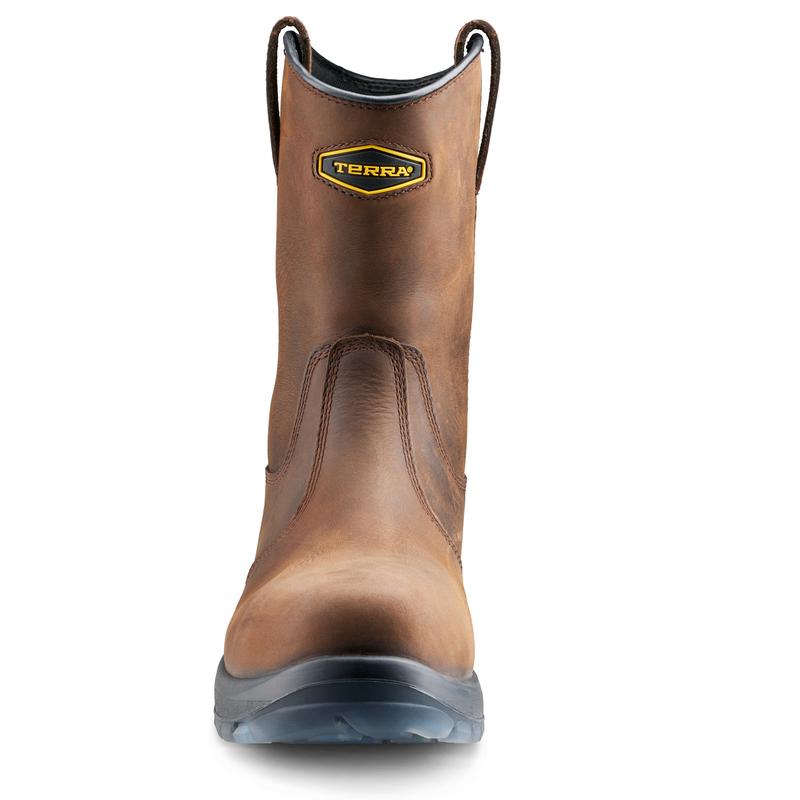 Men's Terra Murphy Wellington Waterproof Composite Toe Pull-On Safety Work Boot image number 3