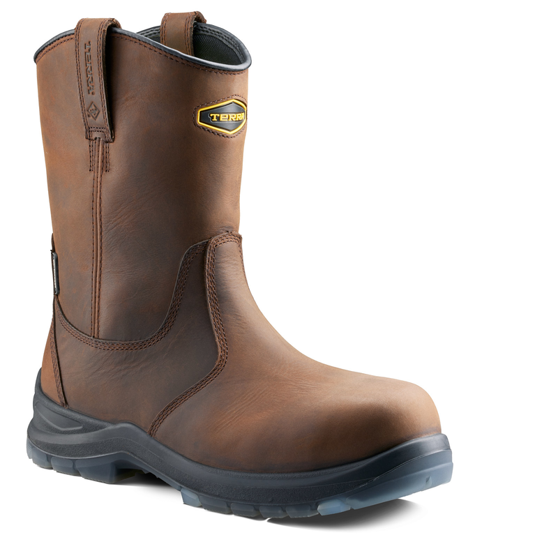 Men's Terra Murphy Wellington Waterproof Composite Toe Pull-On Safety Work Boot image number 7