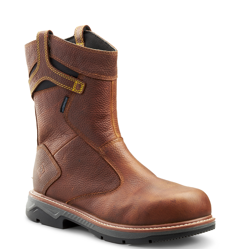 Men's Terra Patton Wellington Waterproof Aluminum Toe Pull-On Safety Work Boot image number 7