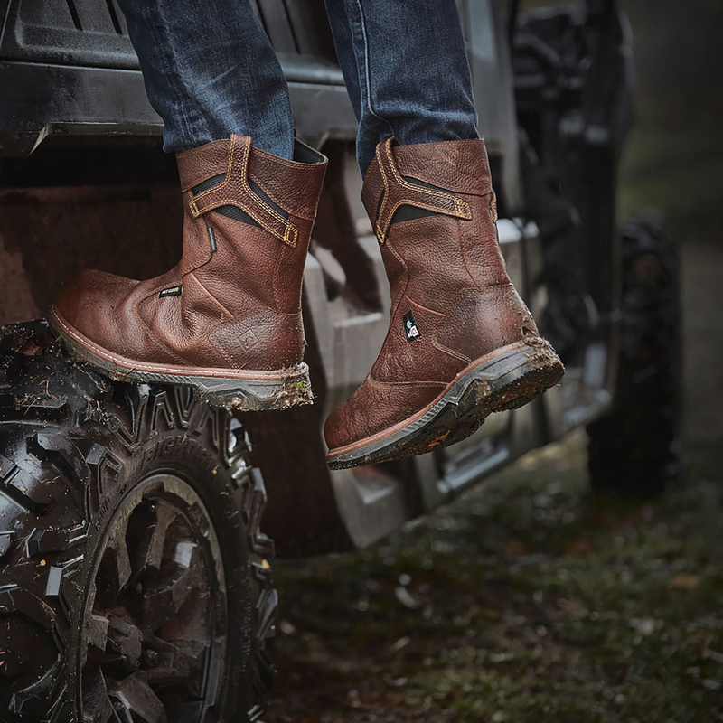 Mens waterproof slip discount on work boots