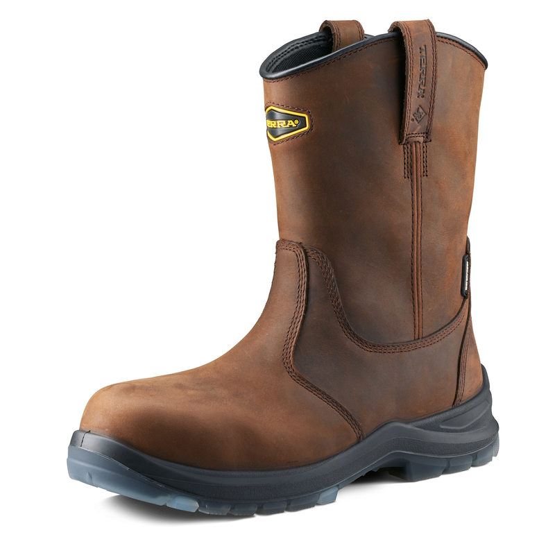 Men's Terra Murphy Wellington Waterproof Composite Toe Pull-On Safety Work Boot image number 8