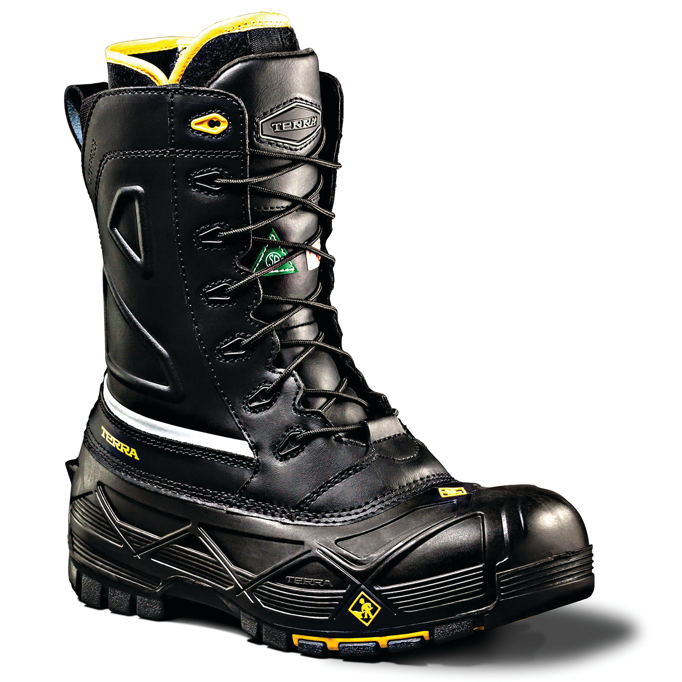 Terra Boots Mens Crossbow XS Brown 13 Composite Toe Work Shoe Leather 915507 NEW Men main image 4